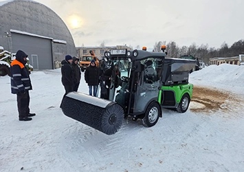 08. janvārī Preiļos norisinājās EGHOLM komunālās tehnikas apmācības