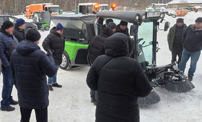 08. janvārī Preiļos norisinājās EGHOLM komunālās tehnikas apmācības